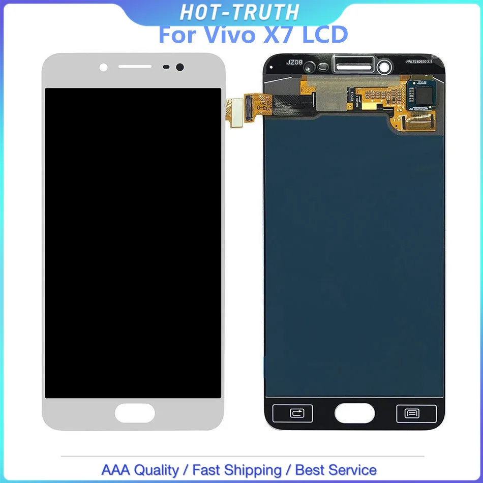 5 2-дюймовый дисплей для VIVO X7 LCD сенсорный экран дигитайзер стеклянная панель