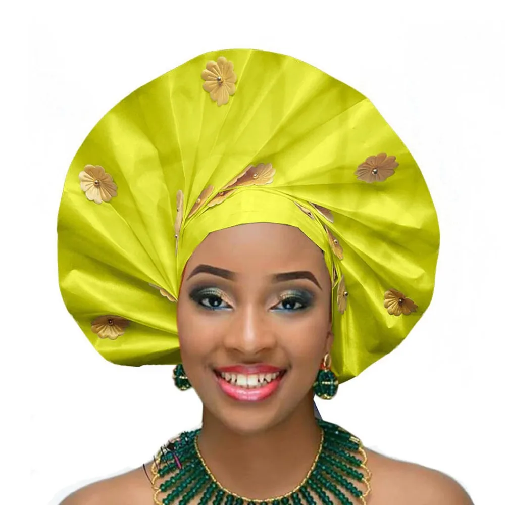 Африканская sego головной убор новая чалма aso oke gele модные африканские головные уборы