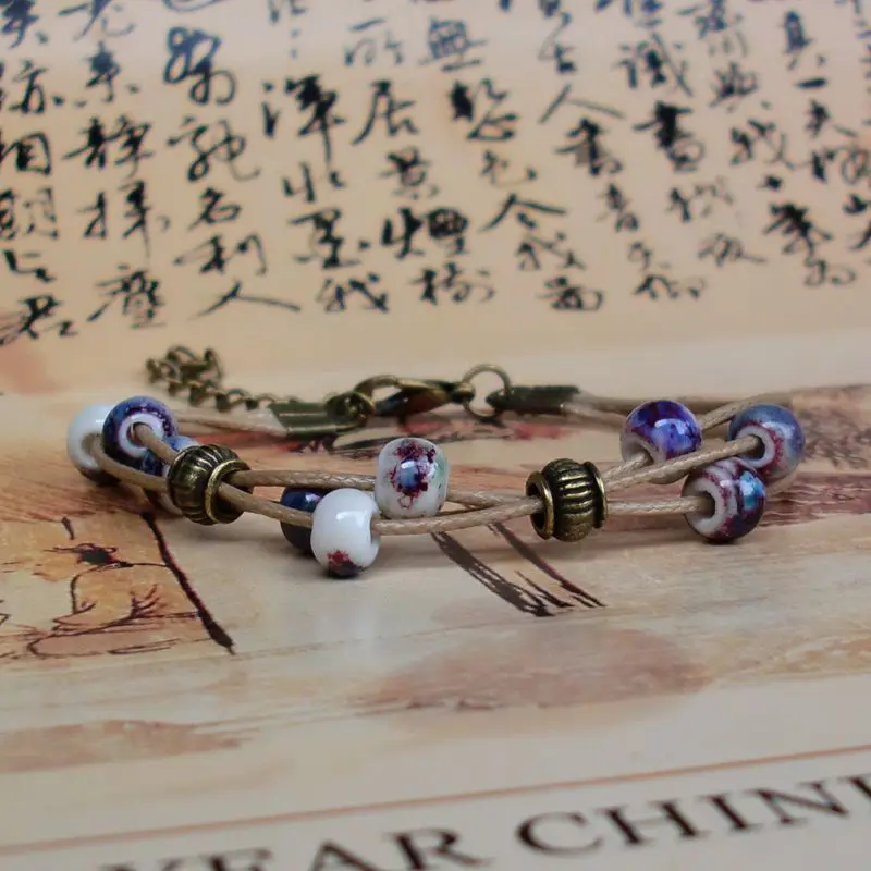 1 шт. новые модные ювелирные браслеты для девочек керамические с шармами в