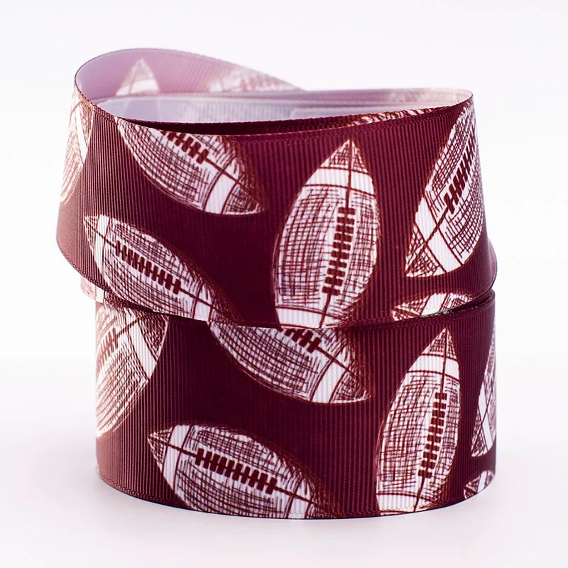 10 ярдов ткань для футбола grosgrain/атласная лента DIY | Дом и сад