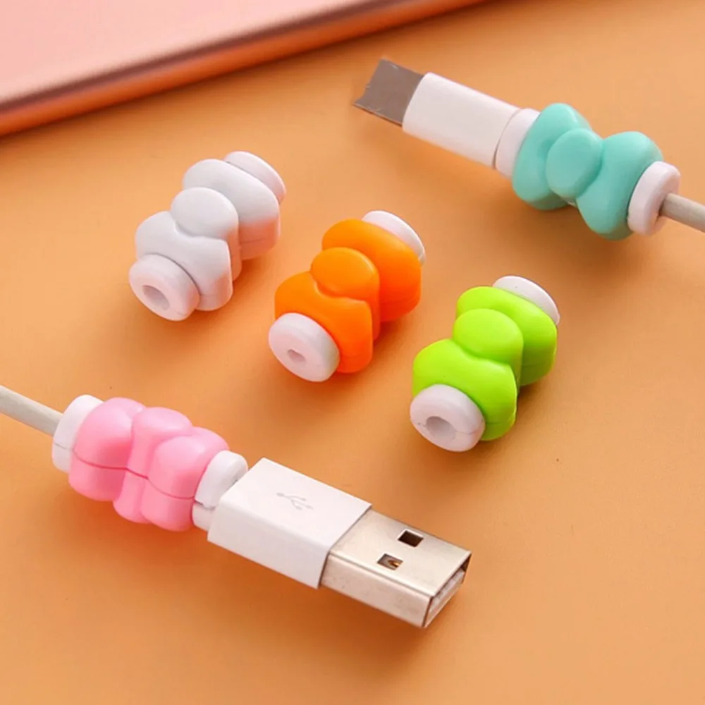 Candy color кабель протектор данных сетевой шнур протектор Органайзер кабель защитный чехол для кабеля для iPhone huawei samsung usb зарядный кабель