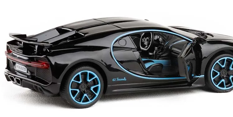 1:32 Масштаб игрушечный автомобиль Bugatti Chiron металлическая игрушка сплав автомобиль Diecasts игрушечный Транспорт модель автомобиля Миниатюрная модель автомобиля игрушки для детей