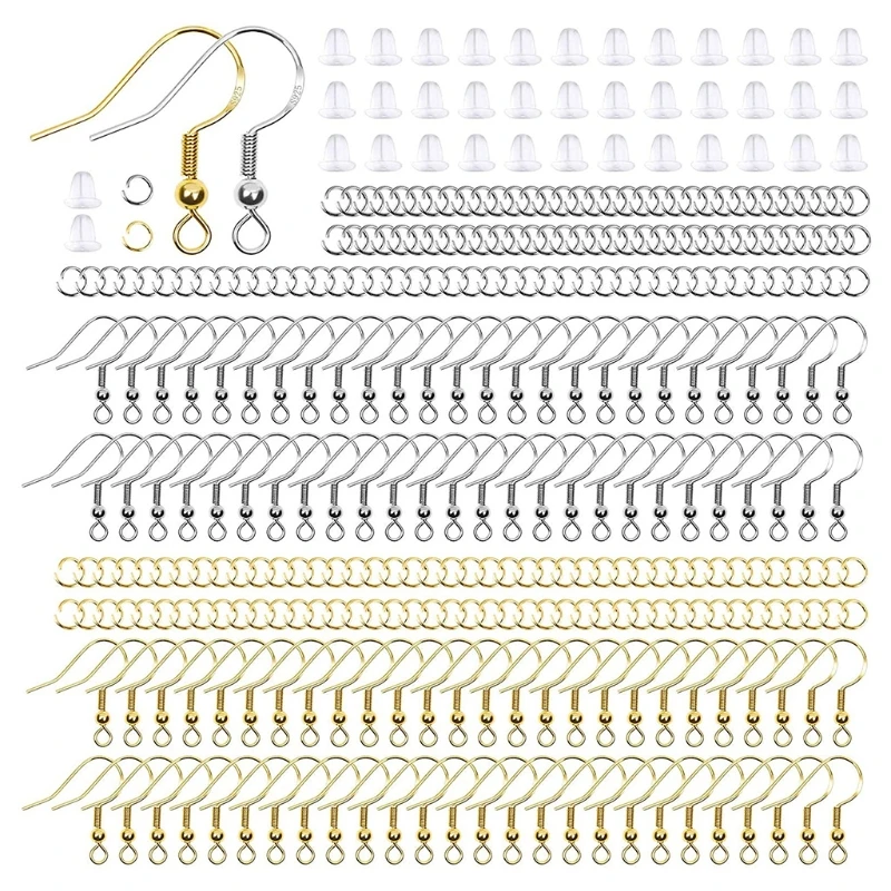

Серьги LXAE «сделай сам», крючки для рыб, изготовление ювелирных изделий, подвеска, 300 шт., застежка для сережек для творчества