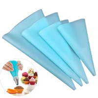 4pcs piping bag four different size specifications confectionery pastry cream bags cake food grade eva silicone decorative tools