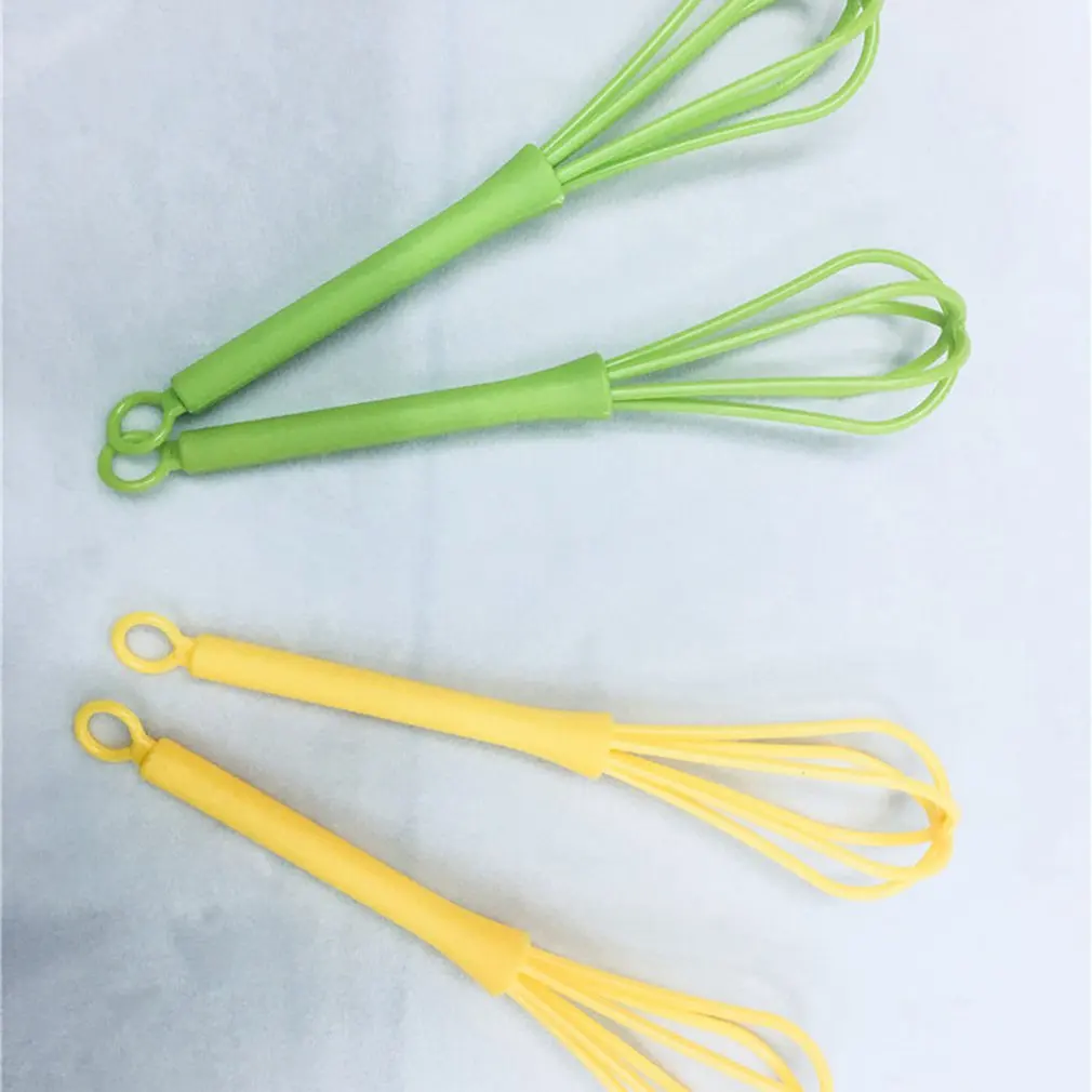 

HOT Long Handle Egg Mixer Tools Small Manual Ceramic Cartoon Handle Egg Kitchen Cake Baking Mixer Mini Handheld Egg Beater