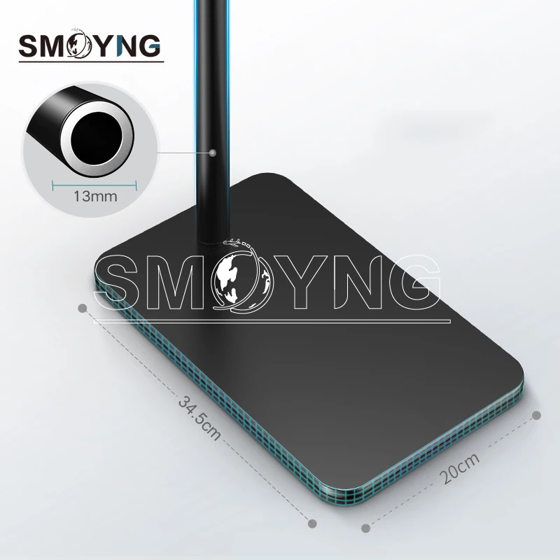 Гибкий напольный держатель SMOYNG для планшета телефона 5-13 дюймов 160 см - купить по