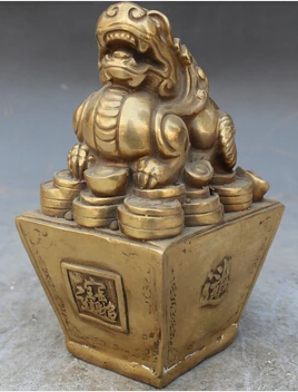 Бесплатная доставка &lt&lt&lt&lt 16 см китайская Бронзовая статуэтка со злыми духами