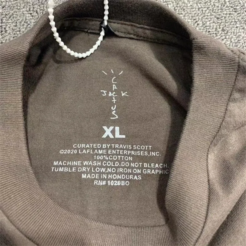 

2021ss Travis Scott Cactus Jack Trails Path T-Shirt Men Women streetwear High Quality Astroworld T Shirt Mens Top Tees