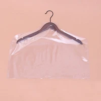 2022 1pcslot transparent pvc hanging bag for clothes garment coat jacket shirt suit dust moisture proof protection cover fc66