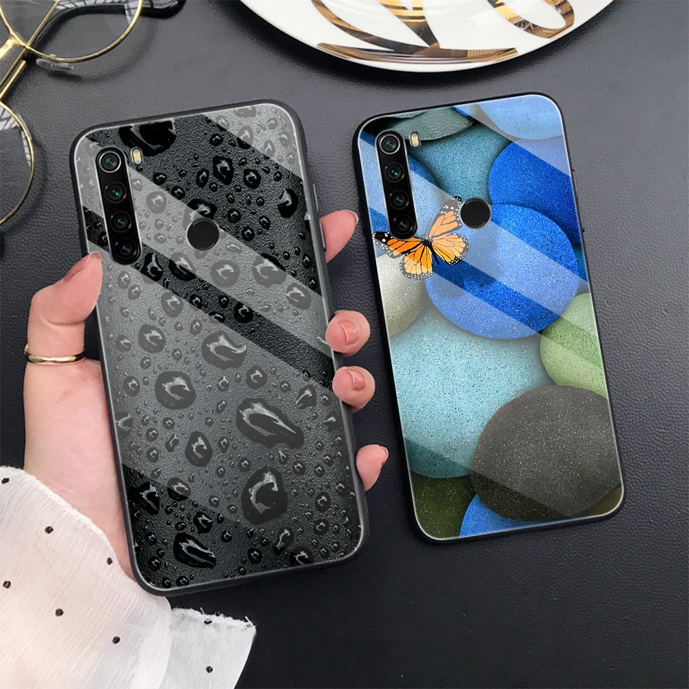 

Floral Butterfly Case for Xiaomi Redmi Note 8 7 8A 7A 8T K20 6 Pro Mi 9 9T 10 8 Pro SE A3 A2 Lite CC9 F1 Glass Phone Cases Funda