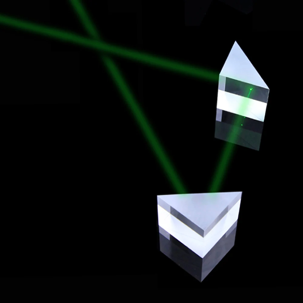 Mirror Reflecting prism Isosceles right angle optical glass visual angle Detection prism Reflecting slope 90 60x60x60mm