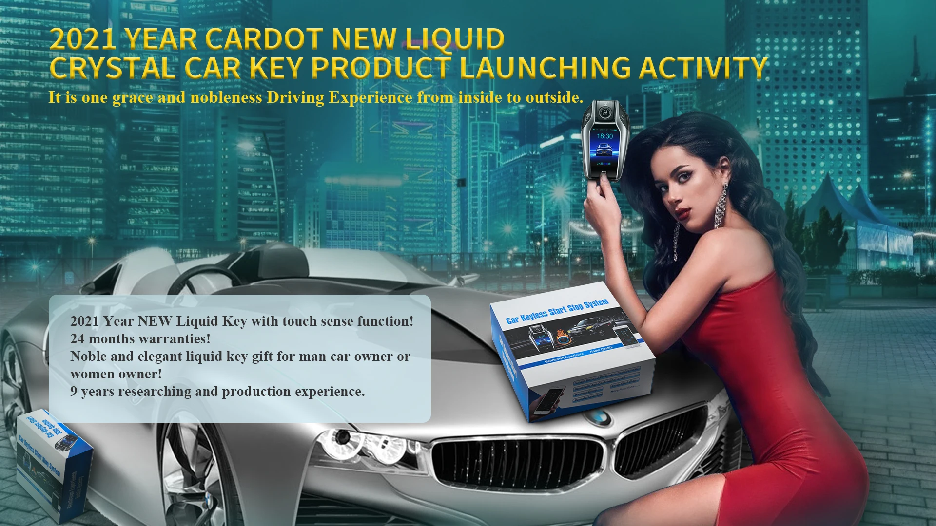 Cardot ЖК сенсорный экран лучший Иммобилайзер Gps Gsm Smart Pke дистанционный стартер