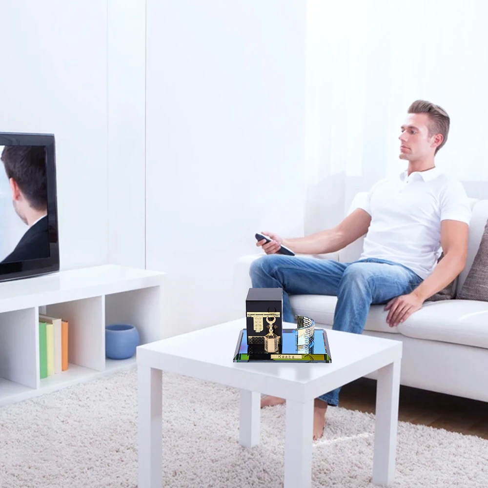 Мусульманская позолоченная модель Кааба из трех частей мусульманские