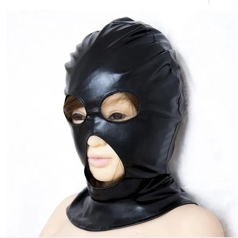 Кожа фетиш Фетиш маска БДСМ игрушки для ролевых игр эротические секс-игрушки пар