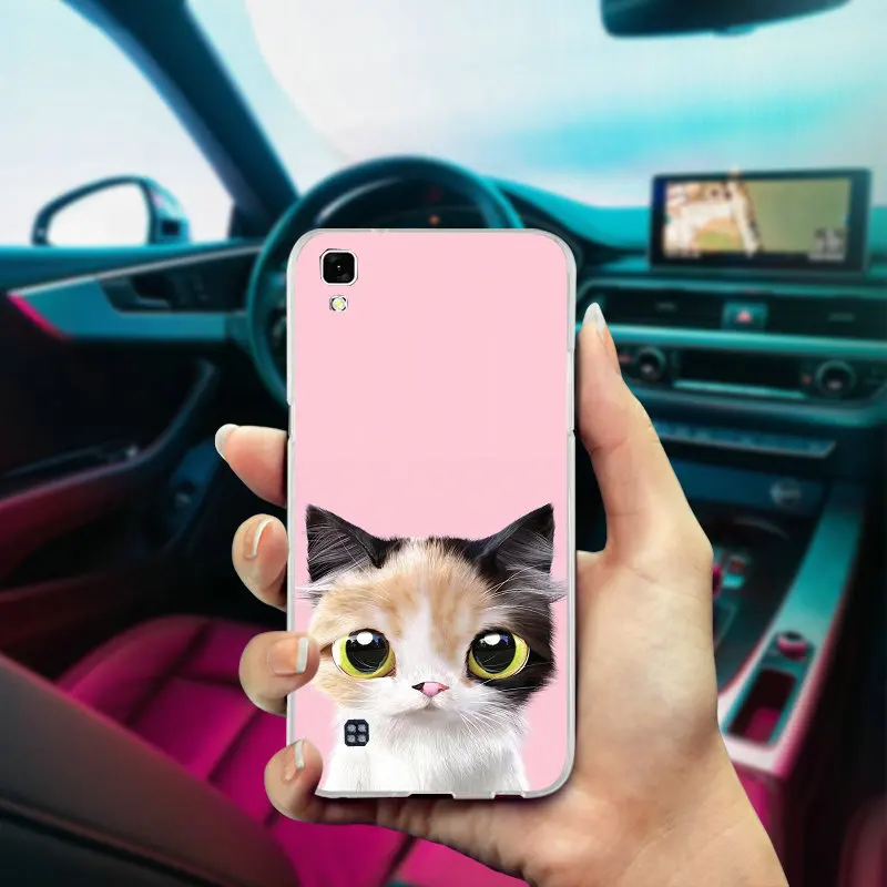 Мягкие силиконовые чехлы для телефонов Kawaii аниме Кот глазки LG Spirit V10 V20 V30 G2 G3 Mini G4 G5