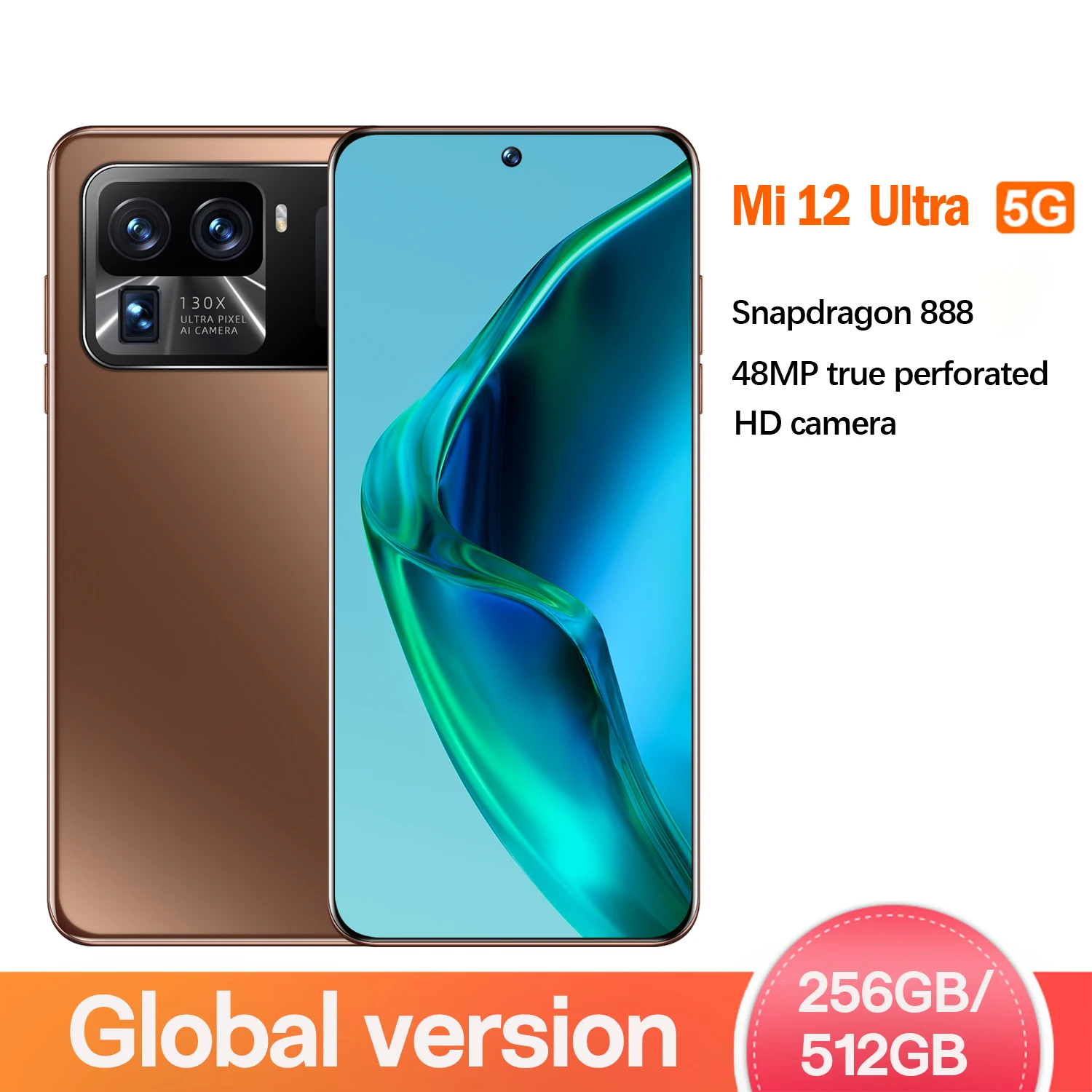 

Original Mi 12 Ultra 16GB+512GB Global Android Smartphone 4G/5G Celular Unlocked Cellphones 48+64MP Camera Dual SIM Smart Phone