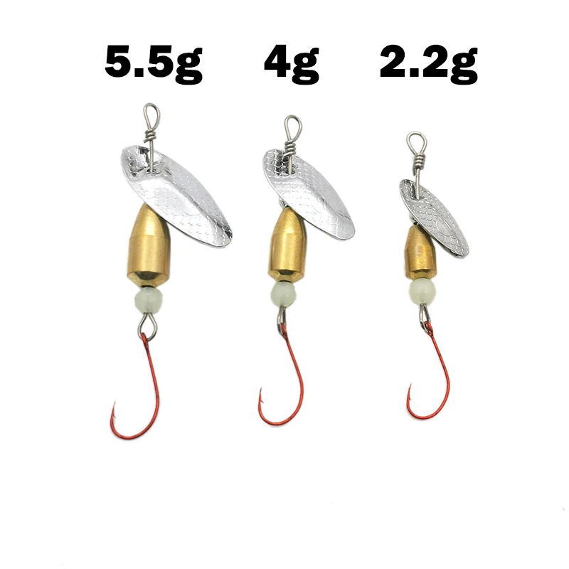 OUTKIT 1 шт. вращающаяся блесна металлическая наживка микро рыболовные приманки