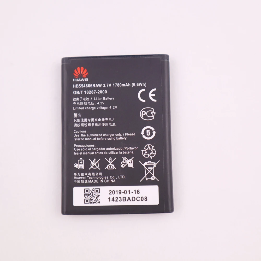 1780 мАч Оригинальная батарея HB554666RAW для Huawei 4G Lte WIFI роутер E5372 E5373 E5375 EC5377 E5330