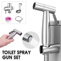 handheld toilet bidet sprayer set kit 304 stainless steel hand bidet faucet for bathroom hand sprayer shower head self cleaning