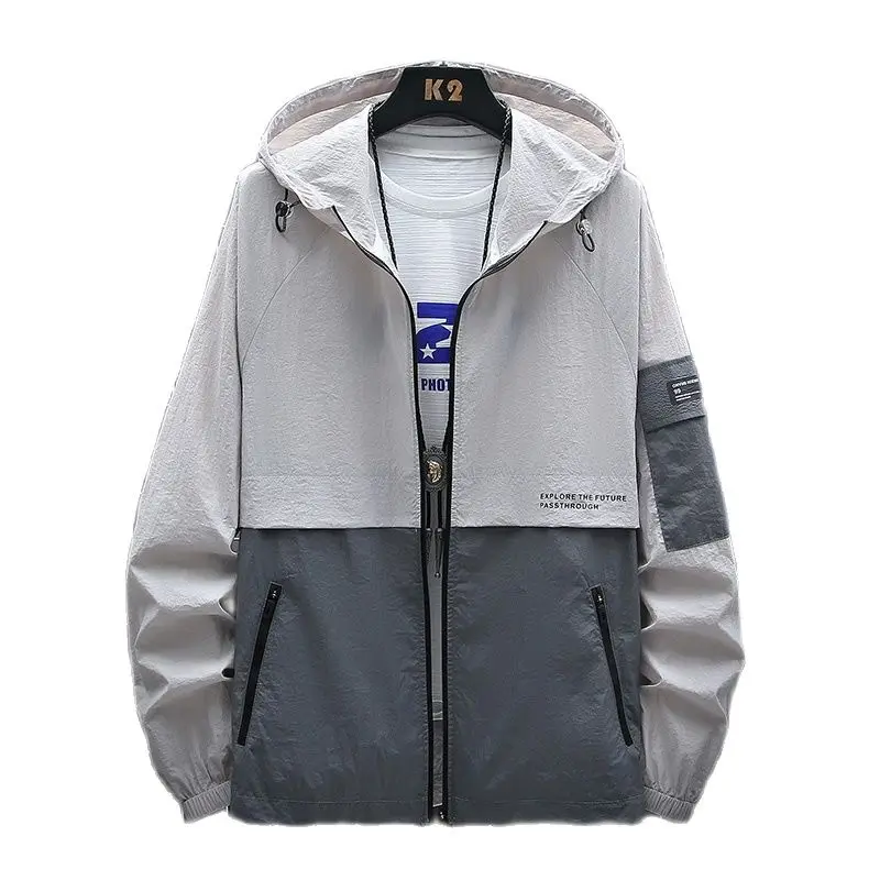 

2021 summer Hong Kong style mainly promote sunscreen clothing, men's breathable loose lovers jacket, beach clothes
