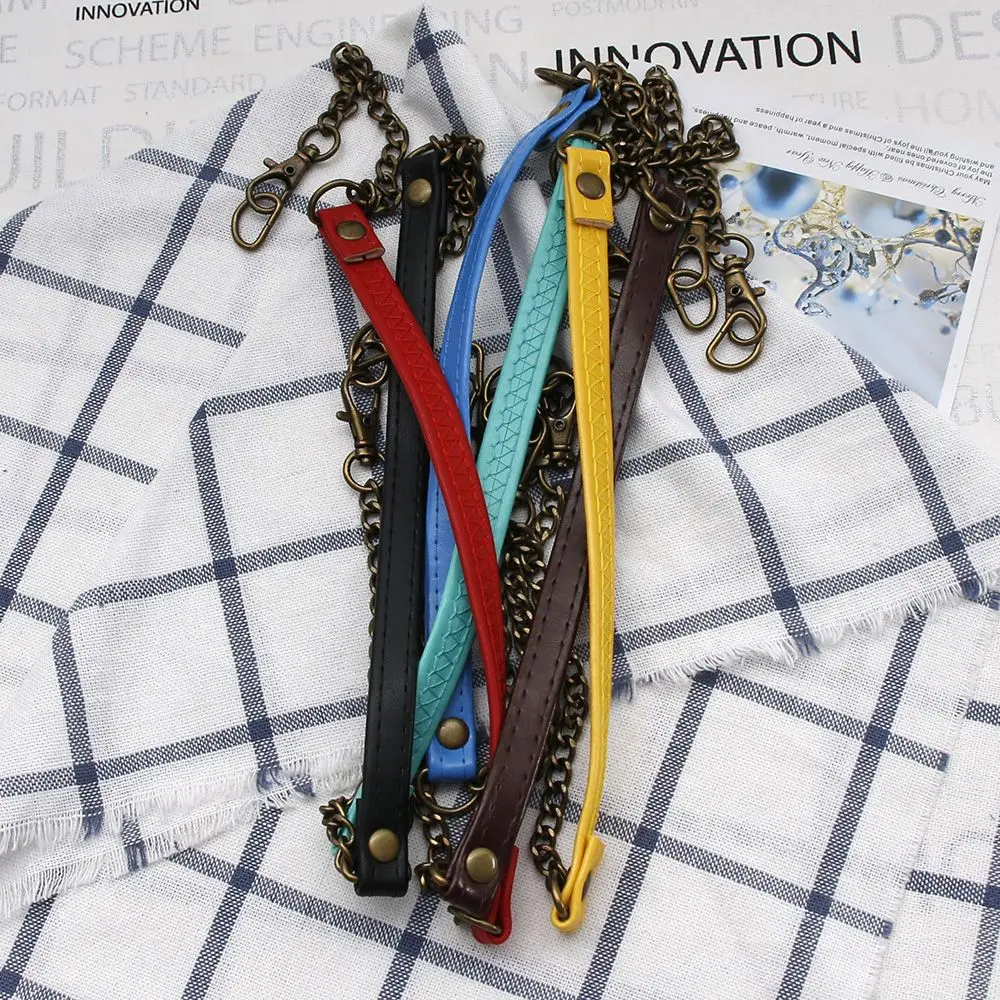 Модный кожаный кошелек на цепочке дамская сумочка ремне через плечо Сменные