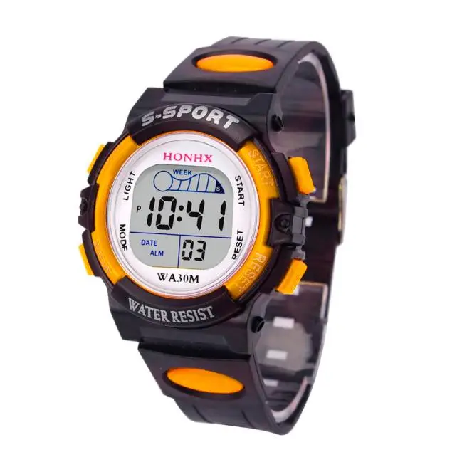 Waterproof Children Casual Led Sports Digital Watch Kids Alarm Date Bracelet Clock Boys Gift Reloj Hombre Relogio Masculino | Наручные