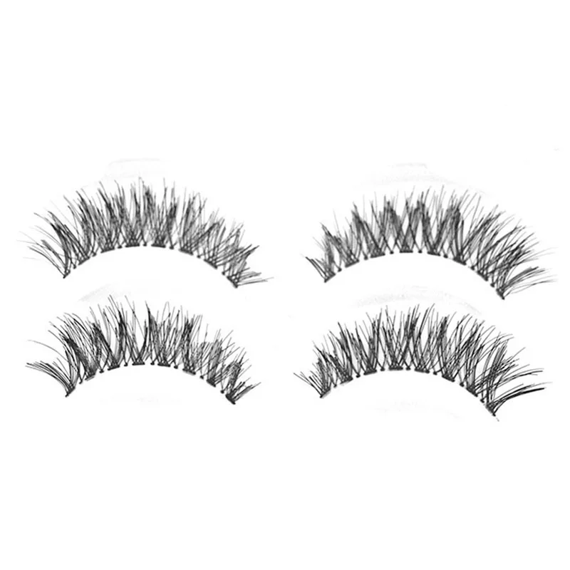 5 пар в старой упаковке белые не висящие ресницы накладные грязная модель