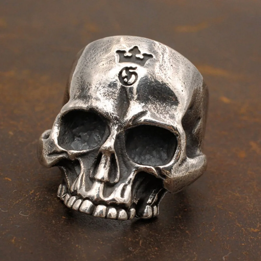Мужские классические кольца из тайского серебра S925 пробы|skull ring|ring ringskull silver ring |
