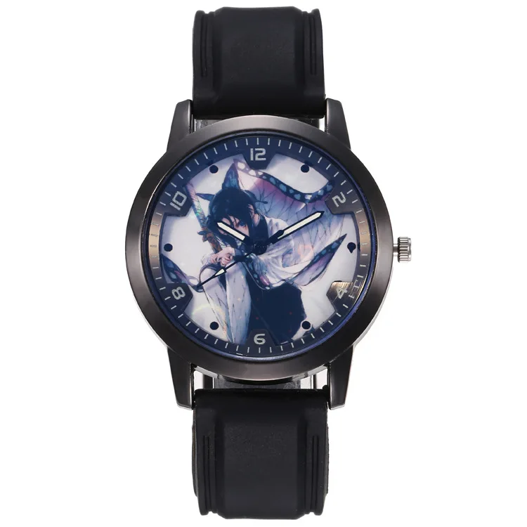 

New Arrival Watch Cosplay Anime Demon Slayer Kimetsu no Yaiba Kamado Nezuko Pattern Pocket Watch Model Time Wrist Watch Gift