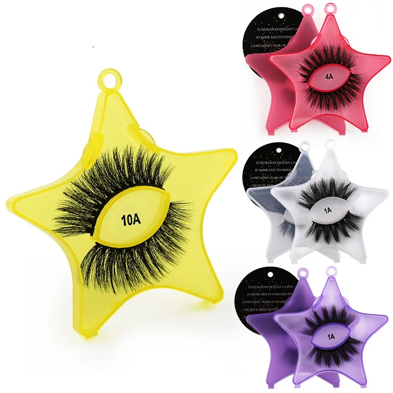 

3D Mink Lashes Makeup False Eyelashes Fluffy Thick Cross Cruelty free Natural Mink Eyelashes Eyelash Extension Lashes