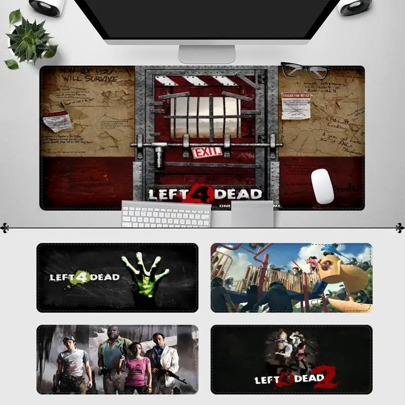 

Cartoon Left 4 Dead Gaming Mouse Pad Gamer Keyboard Maus Pad Desk Mouse Mat Game Accessories For Overwatch
