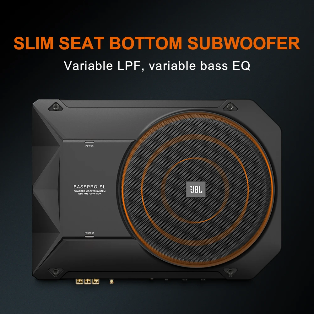 Автомобильный усилитель сабвуфера Harman JBL Basspro SL встроенный мощный Hi-Fi высокого и