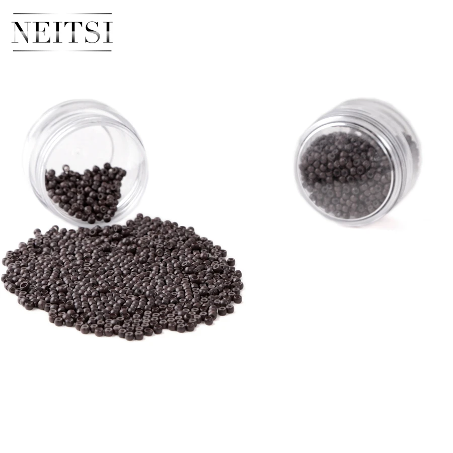 Neitsi силиконовые нано кольца бусины для микро петли звеньев слияние Кератин