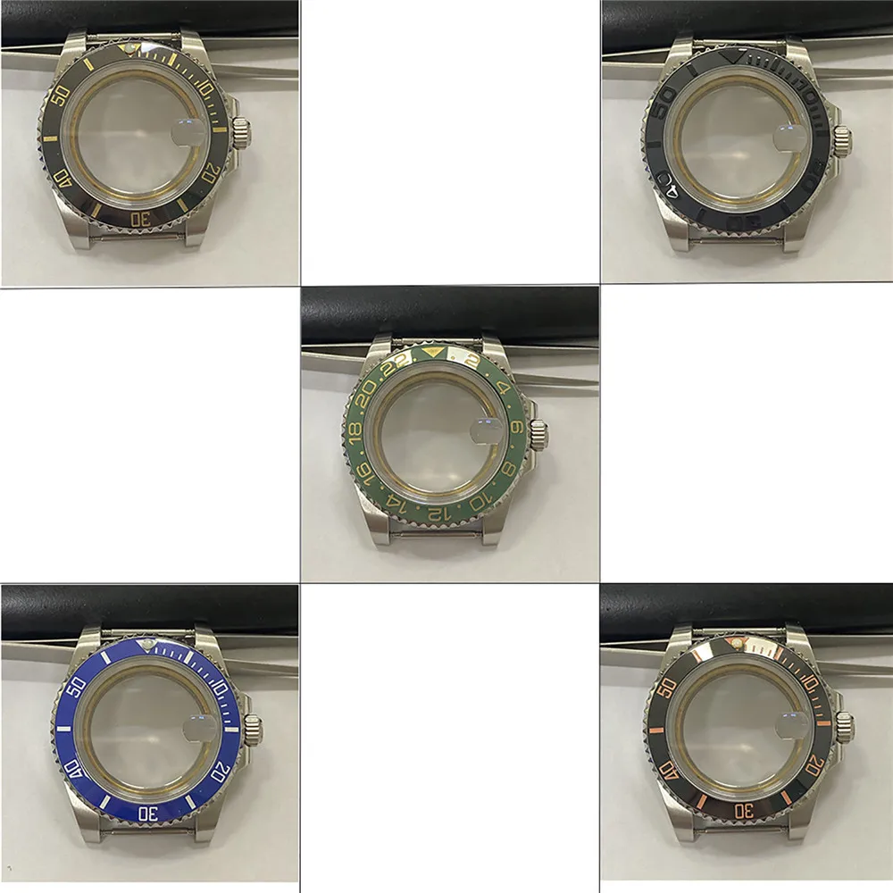 

Чехол для часов 40 мм, Сменный Чехол из нержавеющей стали 316L с сапфировым стеклом для NH35