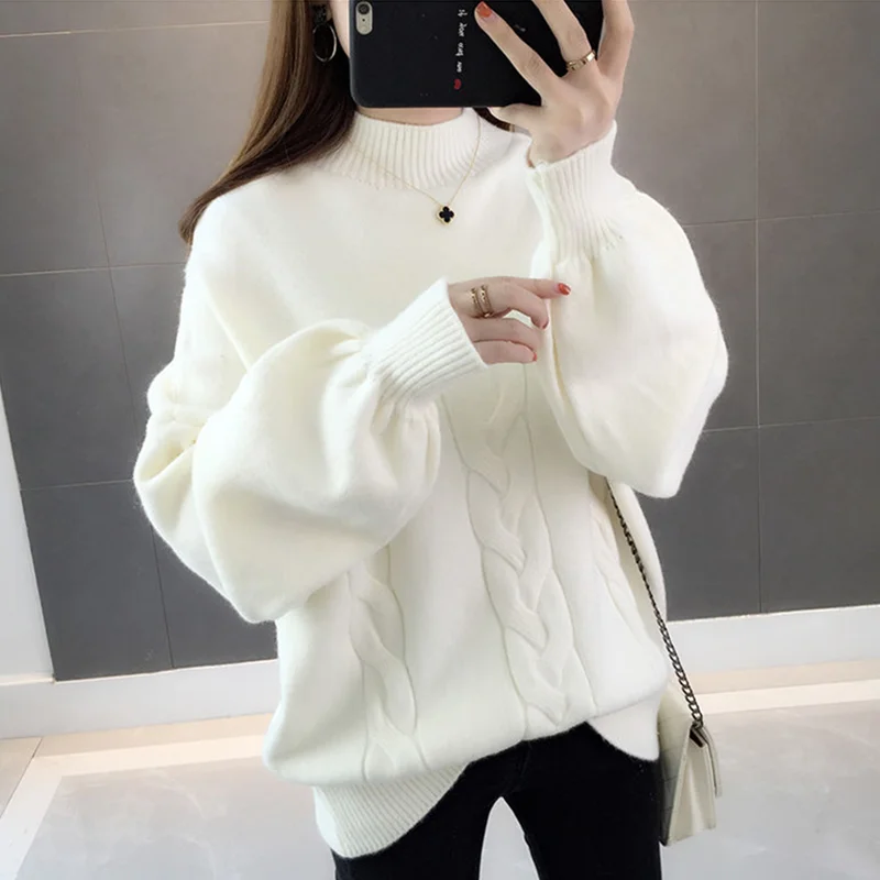 

Ay1045 2020 spring autumn winter new women fashion casual warm nice Sweater woman female OL turtleneck pullover