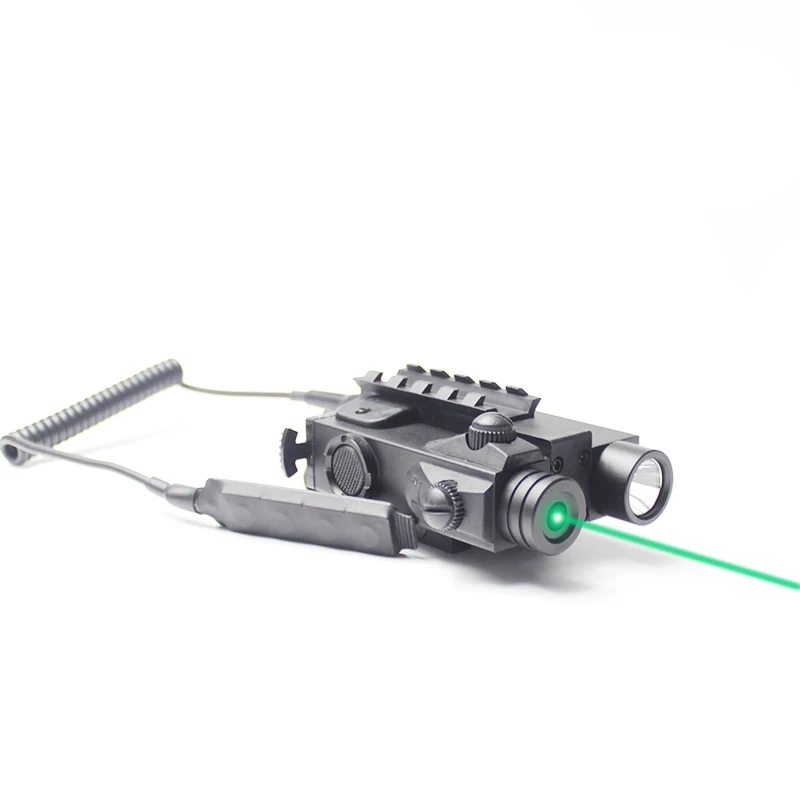 Laserspeed LS-CL4 лазерный прицел светодиодный фонарик комбо для Пикатинни винтовки Охота с реле давления - Цвет: Green Laser