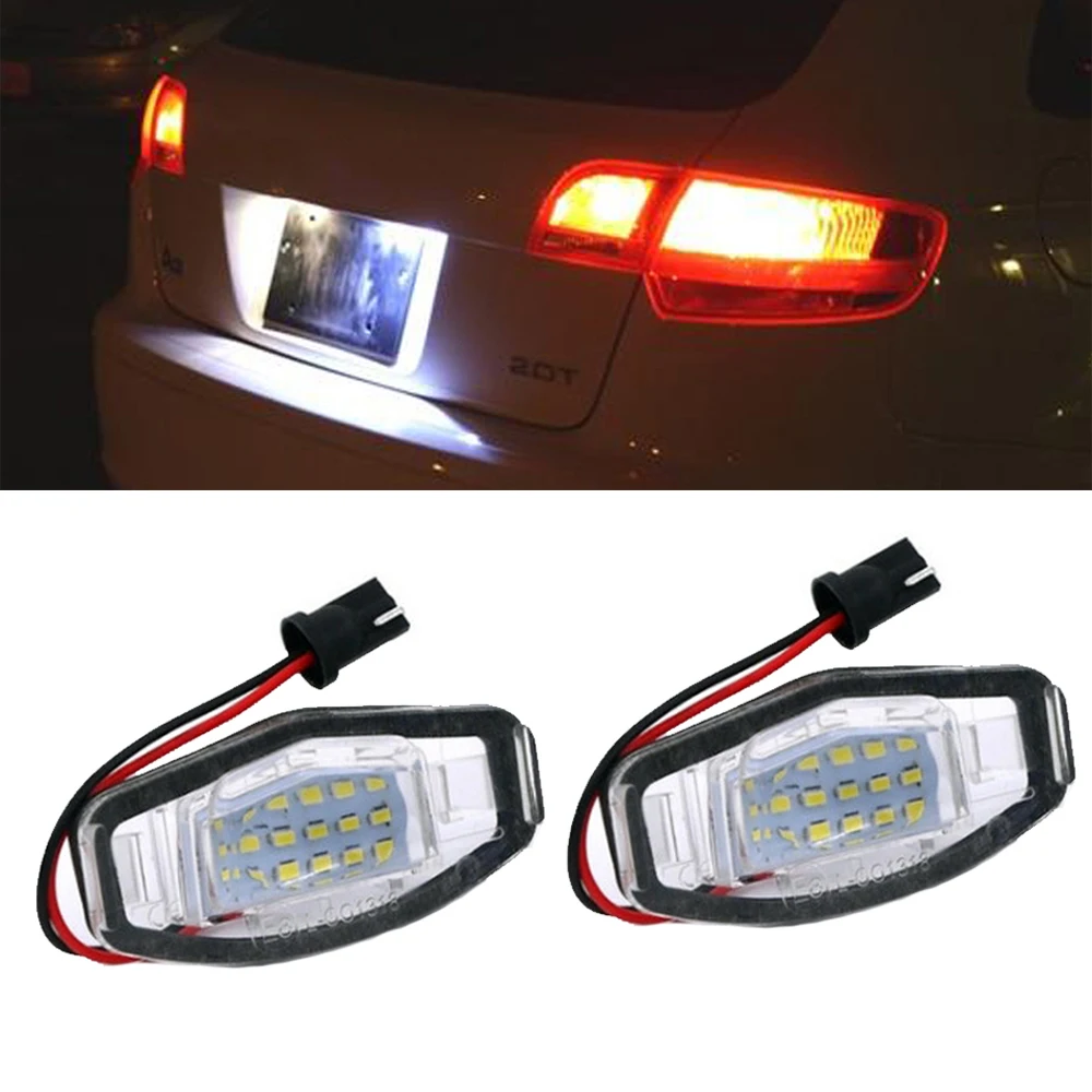 

2 Pcs For Honda Accord Legend Civic VIII VII4 5D City 4D Canbus Car LED Number License Plate Light Auto Tail Luces Accessories