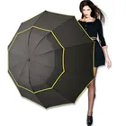 Большой зонтик 130 см для мужчин и женщин, ветрозащитный зонтик, мужской, женский, мужской, солнцезащитный, складной большой зонтик для улицы, рождественские подарки