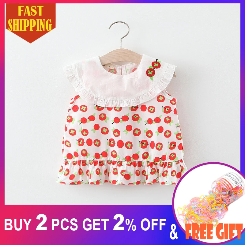 Платья для маленьких девочек 2020 летние платья Сарафаны с вышивкой новорожденных