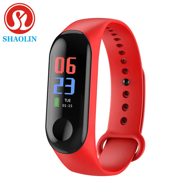 SHAOLIN Woman Smart Watch Men Sport Electronic Wristband Bracelet Watches Heart Rate Fitness Tracker | Электроника