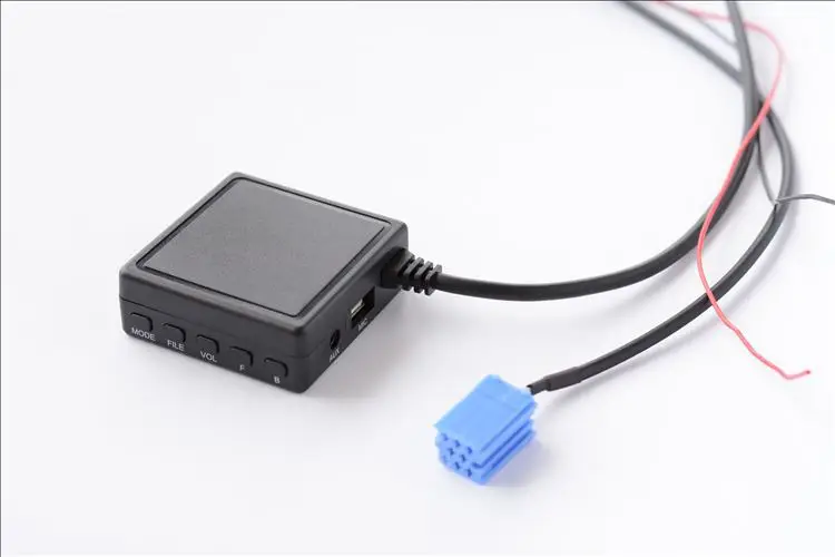 Автомобильный Bluetooth 5 0 AUX USB Музыка адаптер Беспроводной аудио кабель микрофона