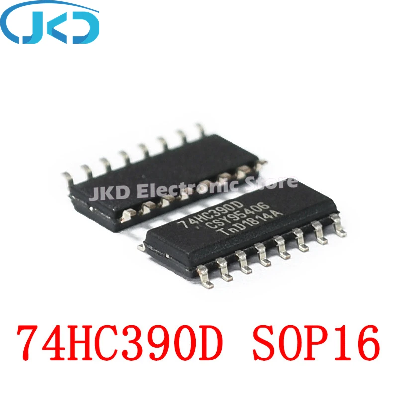 

10 шт. 74HC390DR 74HC390D 74HC390 SOP-16 Новая интегральная схема