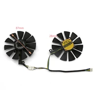 dc 12v 87mm graphic card cooling fan pld09210s12hh video card fan for asus dual geforce gtx1060 1070 repair part