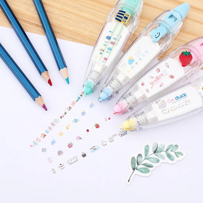 

6mmx4m Cartoon pressing bubble lines Dividing Stickers border masking adhesive paper washi tape DIY Scrapbooking Hand account