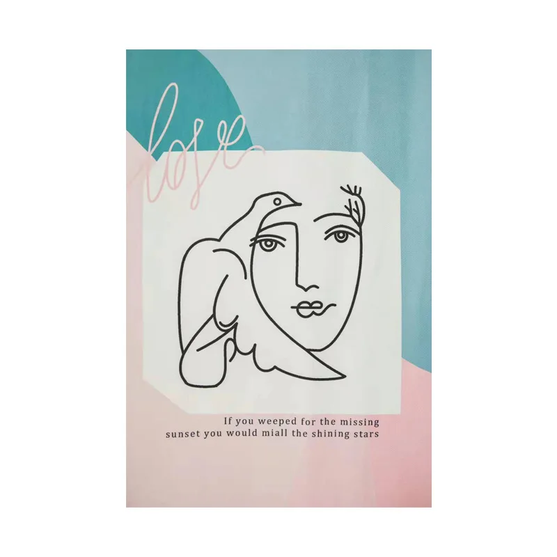 

Custom bei europfine Digital Printing Curtain Seam Stitching Curtain Modern Minimalist Living Room Bedroom Blackout Curtains