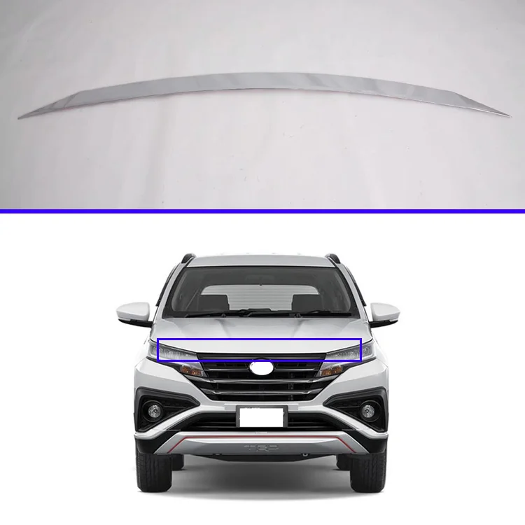 Для 2017 2018 2019 Toyota RUSH (F800/F850) автомобильные аксессуары ABS хромированный передний