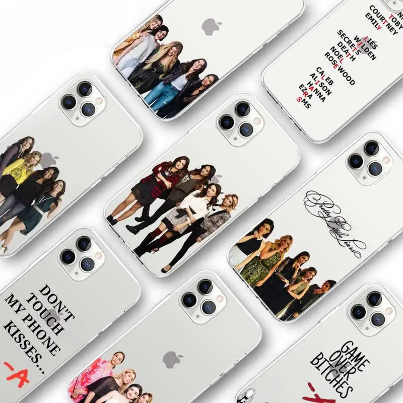 

Pretty Little Liars PLL TV Show Phone Case Transparent for iPhone Samsung S 11 12 6 7 8 9 10 20 Pro X XS Max XR Plus lite