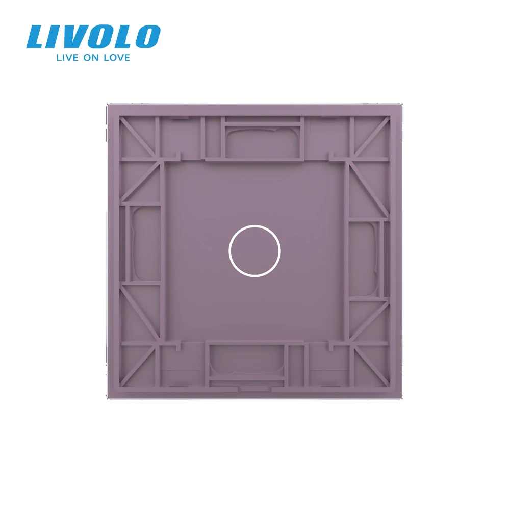 Сенсорный выключатель Livolo стеклянная панель без логотипа цветная с жемчугом |