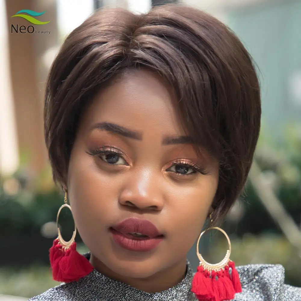 Дешевые парики бесплатная доставка парик с челкой медовый коричневый короткий