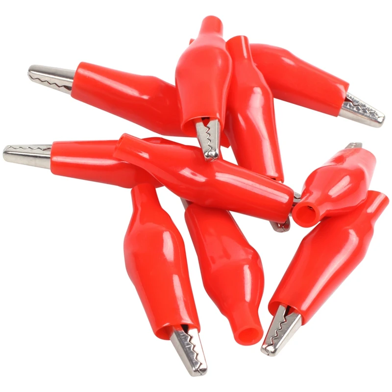 20 шт пластиковые металлические сапоги терминал крокодил 38 мм длина|Щипковые